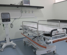  O Hospital Municipal Germano Lauck, de Foz do Iguaçu, recebeu 20 respiradores e 20 monitores para ampliar a ala do Pronto Socorro Respiratório, que vai abrir na próxima semana. Foto:Agência Municipal de Notícias Foz do Iguaçu