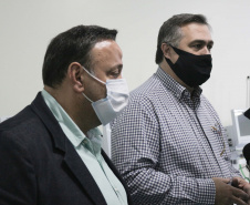  O Hospital Municipal Germano Lauck, de Foz do Iguaçu, recebeu 20 respiradores e 20 monitores para ampliar a ala do Pronto Socorro Respiratório, que vai abrir na próxima semana. Foto:Agência Municipal de Notícias Foz do Iguaçu