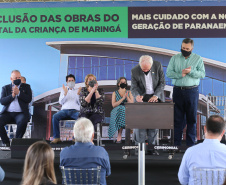 O vice governador Darci Piana e o  secretário de Estado da Saude Beto Preto  assinam o repasse de recursos ao Hospital da Criança para conclusao das obras.   18/09/2020 -  Foto: Geraldo Bubniak/AEN