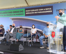 O vice governador Darci Piana e o  secretário de Estado da Saude Beto Preto  assinam o repasse de recursos ao Hospital da Criança para conclusao das obras.   18/09/2020 -  Foto: Geraldo Bubniak/AEN