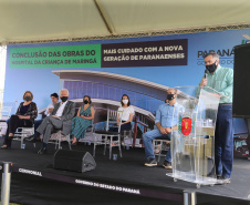 O vice governador Darci Piana e o  secretário de Estado da Saude Beto Preto  assinam o repasse de recursos ao Hospital da Criança para conclusao das obras.   18/09/2020 -  Foto: Geraldo Bubniak/AEN
