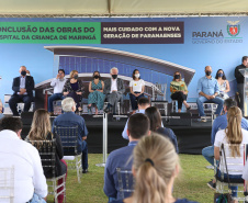 O vice governador Darci Piana e o  secretário de Estado da Saude Beto Preto  assinam o repasse de recursos ao Hospital da Criança para conclusao das obras.   18/09/2020 -  Foto: Geraldo Bubniak/AEN