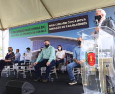 O vice governador Darci Piana e o  secretário de Estado da Saude Beto Preto  assinam o repasse de recursos ao Hospital da Criança para conclusao das obras.   18/09/2020 -  Foto: Geraldo Bubniak/AEN