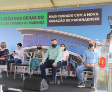 O vice governador Darci Piana e o  secretário de Estado da Saude Beto Preto  assinam o repasse de recursos ao Hospital da Criança para conclusao das obras.   18/09/2020 -  Foto: Geraldo Bubniak/AEN