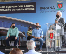 O vice governador Darci Piana e o  secretário de Estado da Saude Beto Preto  assinam o repasse de recursos ao Hospital da Criança para conclusao das obras.   18/09/2020 -  Foto: Geraldo Bubniak/AEN
