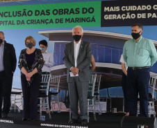 O vice governador Darci Piana e o  secretário de Estado da Saude Beto Preto  assinam o repasse de recursos ao Hospital da Criança para conclusao das obras.   18/09/2020 -  Foto: Geraldo Bubniak/AEN