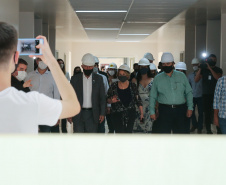 O vice governador Darci Piana e o  secretário de Estado da Saude Beto Preto  assinam o repasse de recursos ao Hospital da Criança para conclusao das obras.   18/09/2020 -  Foto: Geraldo Bubniak/AEN