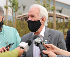 O vice governador Darci Piana e o  secretário de Estado da Saude Beto Preto  assinam o repasse de recursos ao Hospital da Criança para conclusao das obras.   18/09/2020 -  Foto: Geraldo Bubniak/AEN