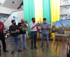 Exposição reúne quadros de presos da Penitenciária de Cascavel
. Foto:DEPEN
