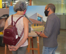 Exposição reúne quadros de presos da Penitenciária de Cascavel
. Foto:DEPEN