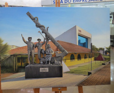 Exposição reúne quadros de presos da Penitenciária de Cascavel
. Foto:DEPEN