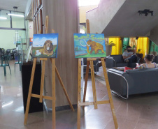 Exposição reúne quadros de presos da Penitenciária de Cascavel
. Foto:DEPEN