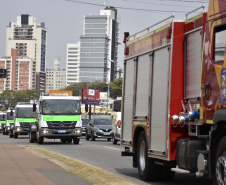 Bombeiros do Paraná completam dez dias de combate a incêndios no Pantanal
. Foto: Corpo de Bombeiros