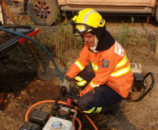 Bombeiros do Paraná completam dez dias de combate a incêndios no Pantanal
. Foto: Corpo de Bombeiros1