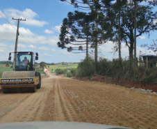 Pavimentação de estradas vicinais estimula economia no campo. Foto:SEDU