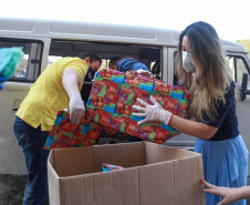 Paraná Piá supera expectativas em arrecadação de brinquedos
. Foto: Valdelino Pontes