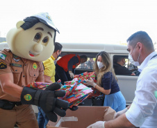 Paraná Piá supera expectativas em arrecadação de brinquedos
. Foto: Valdelino Pontes