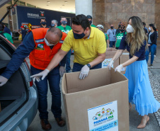 Paraná Piá supera expectativas em arrecadação de brinquedos
. Foto: Valdelino Pontes