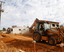 Requalificação urbana da Vila Nova, em Wenceslau Braz, no Norte Pioneiro. 
.Foto de Gilson Abreu/AEN