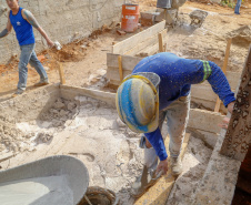 Requalificação urbana da Vila Nova, em Wenceslau Braz, no Norte Pioneiro. 
.Foto de Gilson Abreu/AEN