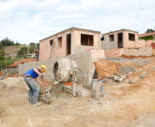 Requalificação urbana da Vila Nova, em Wenceslau Braz, no Norte Pioneiro. 
.Foto de Gilson Abreu/AEN