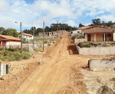 Requalificação urbana da Vila Nova, em Wenceslau Braz, no Norte Pioneiro. 
.Foto de Gilson Abreu/AEN