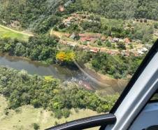 IAT teve apoio aéreo em fiscalização nos parques estaduais. Foto: IAT