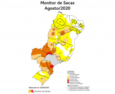 O Simepar (Sistema de Tecnologia e Monitoramento Ambiental do Paraná) e o Instituto Água e Terra (IAT) passam a integrar o Monitor de Secas, instituído pela Agência Nacional de Águas e Saneamento Básico (ANA).  Formalizado em julho deste ano, o programa faz o acompanhamento regular e sistemático da escassez hídrica no país. Foto:IAT