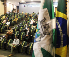 Estratégias de segurança na fronteira são discutidas durante reunião do GGIFron em Foz do Iguaçu
.Foto:SESP