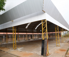Escolas rurais de Ibaiti passam a contar com ginásios cobertos. Colégio Estadual do Campo Affonso Martinez Albaladejo.Foto Gilson Abreu/AEN