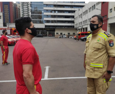 Bombeiros renovam equipes que estão no combate ao incêndio florestal no Mato Grosso do Sul. Foto: SESP