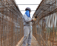 As obras da Ponte da Integração, em Foz do Iguaçu, no Oeste do Estado, atingiram 34% no final de setembro. O projeto é uma parceria entre a usina, o Governo do Estado e o governo federal. A gestão da obra é feita pela Secretaria da Infraestrutura e Logística do Paraná