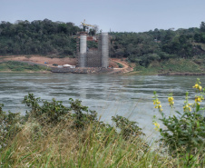 As obras da Ponte da Integração, em Foz do Iguaçu, no Oeste do Estado, atingiram 34% no final de setembro. O projeto é uma parceria entre a usina, o Governo do Estado e o governo federal. A gestão da obra é feita pela Secretaria da Infraestrutura e Logística do Paraná