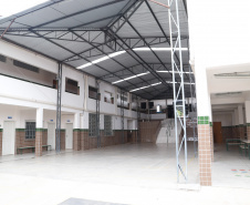 Escola estadual em Pinhalão é repaginada pelo Governo. Colégio Estadual Leonardo Francisco Nogueira. Foto Gilson Abreu/AEN