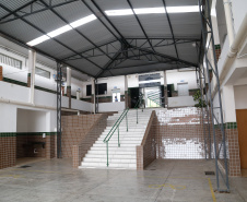Escola estadual em Pinhalão é repaginada pelo Governo. Colégio Estadual Leonardo Francisco Nogueira. Foto Gilson Abreu/AEN