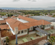 Escola estadual em Pinhalão é repaginada pelo Governo. Colégio Estadual Leonardo Francisco Nogueira. Foto Gilson Abreu/AEN