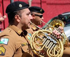 Curitiba, 10 de outubro de 2020.  Live banda da PMPR em homenagem ao dia das crianças.