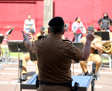 Curitiba, 10 de outubro de 2020.  Live banda da PMPR em homenagem ao dia das crianças.