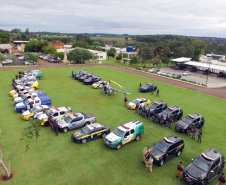 Megaoperação Metrópolis recebe apoio aéreo e do BOPE nas ações no Oeste e Sudoeste do estado. Foto:SESP