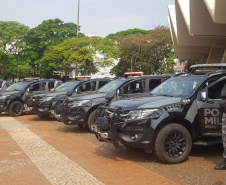 O 5º Comando Regional da PM (5º CRPM) iniciou a terceira edição da megaperação Metrópolis. As unidades que atuam na região do Oeste do Estado já fizeram apreensões e prisões durante o feriado prolongado. Nesta terça-feira (13) as atividades serão reforçadas com o Batalhão de Operações Especiais (Bope). Foto:SESP