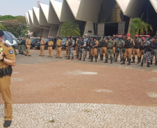 O 5º Comando Regional da PM (5º CRPM) iniciou a terceira edição da megaperação Metrópolis. As unidades que atuam na região do Oeste do Estado já fizeram apreensões e prisões durante o feriado prolongado. Nesta terça-feira (13) as atividades serão reforçadas com o Batalhão de Operações Especiais (Bope). Foto:SESP
