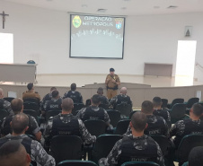 O 5º Comando Regional da PM (5º CRPM) iniciou a terceira edição da megaperação Metrópolis. As unidades que atuam na região do Oeste do Estado já fizeram apreensões e prisões durante o feriado prolongado. Nesta terça-feira (13) as atividades serão reforçadas com o Batalhão de Operações Especiais (Bope). Foto:SESP