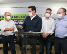 O governador Carlos Massa Ratinho Junior libera, nesta quinta-feira (15), recursos para a instalação da Cidade Industrial de Londrina