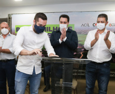 O governador Carlos Massa Ratinho Junior libera, nesta quinta-feira (15), recursos para a instalação da Cidade Industrial de Londrina