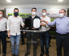 O governador Carlos Massa Ratinho Junior libera, nesta quinta-feira (15), recursos para a instalação da Cidade Industrial de Londrina