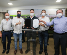 O governador Carlos Massa Ratinho Junior libera, nesta quinta-feira (15), recursos para a instalação da Cidade Industrial de Londrina