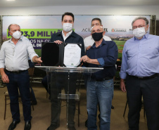 O governador Carlos Massa Ratinho Junior libera, nesta quinta-feira (15), recursos para a instalação da Cidade Industrial de Londrina
