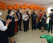 Encerramento da Campanha Paraná Piá, idealizada pela Primeira Dama do Estado, a Srª Luciana Saito Massa juntamente com a Superintendência Geral de Ação Solidária, no Hospital da Providencia em Apucarana, nesta quinta-feira(15).O objetivo da Campanha foi arrecadar brinquedos que foram entregues em comemoração ao dia das crianças.   15/10/2020 - Foto: Geraldo Bubniak/AEN