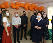 Encerramento da Campanha Paraná Piá, idealizada pela Primeira Dama do Estado, a Srª Luciana Saito Massa juntamente com a Superintendência Geral de Ação Solidária, no Hospital da Providencia em Apucarana, nesta quinta-feira(15).O objetivo da Campanha foi arrecadar brinquedos que foram entregues em comemoração ao dia das crianças.   15/10/2020 - Foto: Geraldo Bubniak/AEN