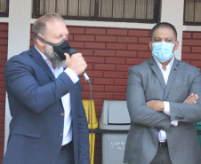Nova Delegacia de Homicídios e Central de Flagrantes são inauguradas em Maringá. Foto: SESP